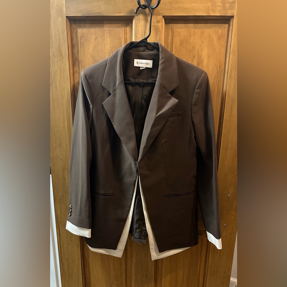 Calvin Klein blazer dual tone